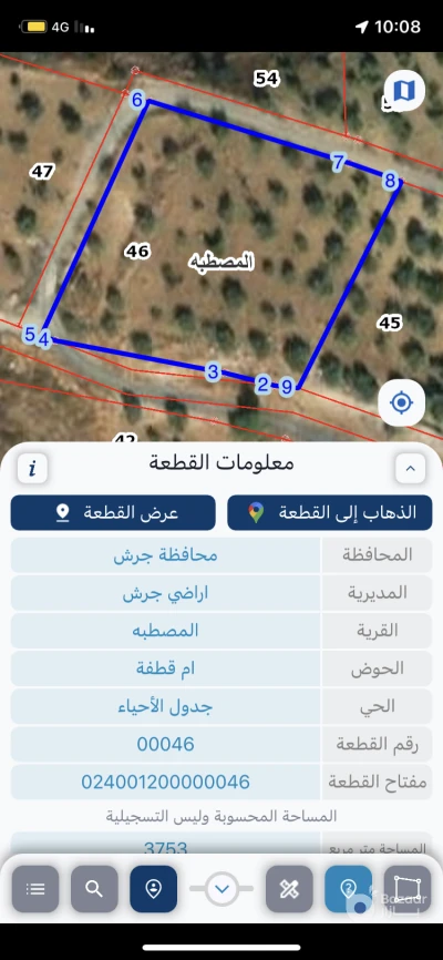 ارض للبيع في جرش المصطبة