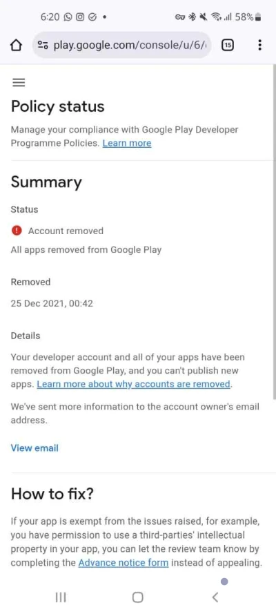 حساب قوقل بلاي كونسول Google Play Console