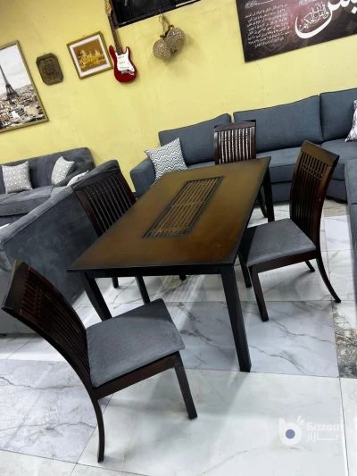 طاولة سفرة 4 كراسي مودرن
